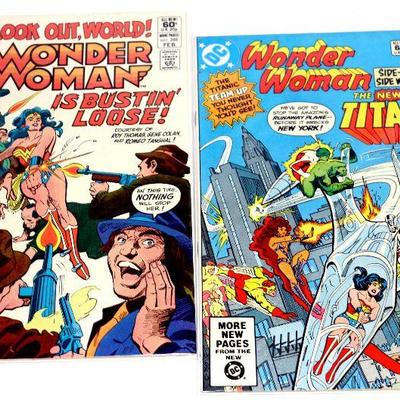 WONDER WOMAN #287 #288 Bronze Age Comic Book DC Comics 1982