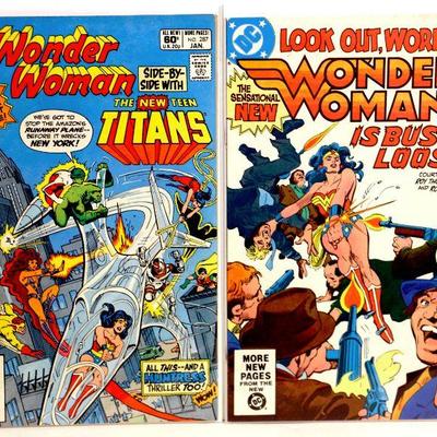 WONDER WOMAN #287 #288 Bronze Age Comic Book DC Comics 1982