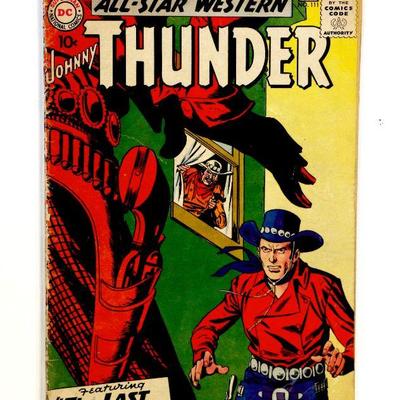 ALL STAR WESTERN #111 Silver Age Johnny Thunder Gil Kane DC Comics 1960 VG- RARE