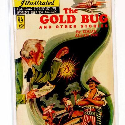 c. 1951 Classics Illustrated #84 Edgar Allan Poe The Gold Bug Golden Age ORIGINAL EDITION
