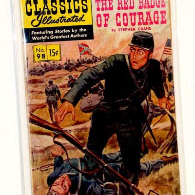 c. 1952 Classics Illustrated #98 The Red Badge Of Courage Golden Age ORIGINAL EDITION