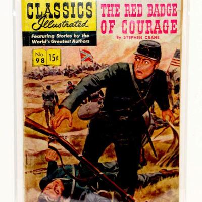 c. 1952 Classics Illustrated #98 The Red Badge Of Courage Golden Age ORIGINAL EDITION
