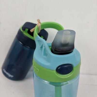 2 Contigo Small Bottles (12 oz) Navy/Light Blue