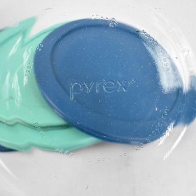 Blue/Mint Pyrex 4 Piece - Slightly Used