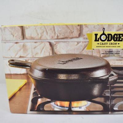 Lodge Cast Iron Combo Cooker 3 L - Opened Box