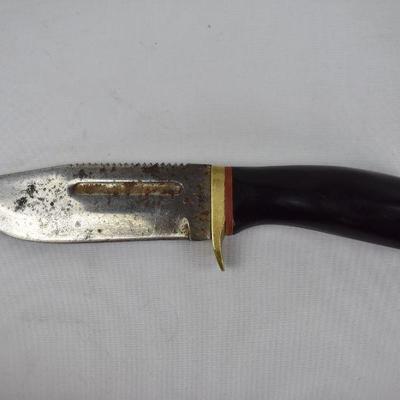 Vintage Japanese Bone Handled Steel Knife