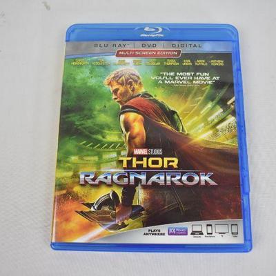 Blu-Ray Thor Ragnarok With Valid Digital Download PG 13
