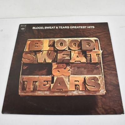 Blood Sweat & Tears Greatest Hits LP Record, Rated VG+