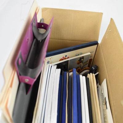 Office Supplies Lot 4: Notepads, Loose Lined Paper, Clip Board