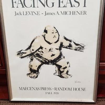 1970 Facing East poster by J Levine