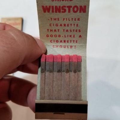 Vintage smokers marketing matches.