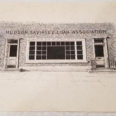 Vintage Hudson savings Sketch