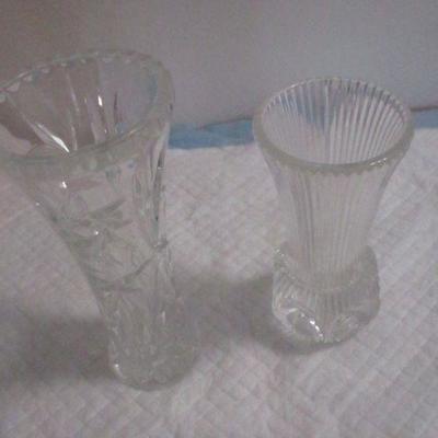 Lot 138 - Crystal Vases