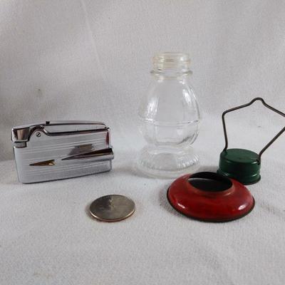 Vintage Lighter and Lantern Candy Bottle