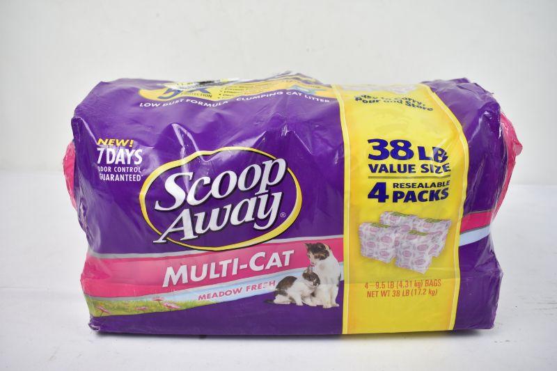Scoop Away MultiCat 4 Resealable Packs New