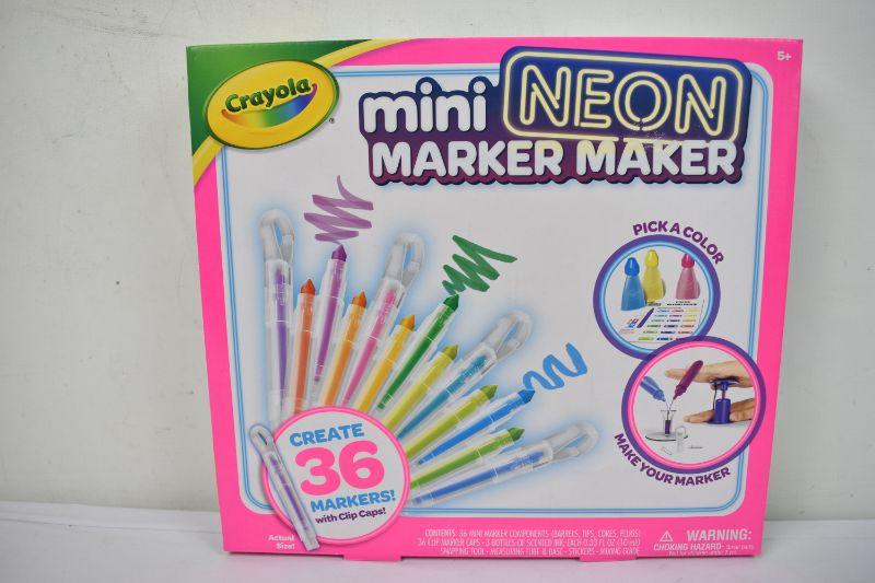 crayola mini marker maker neon