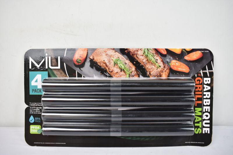Miu BBQ Grill Mats 4 Pack New, Opened Package