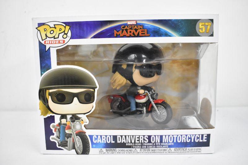 captain marvel motorcycle pop