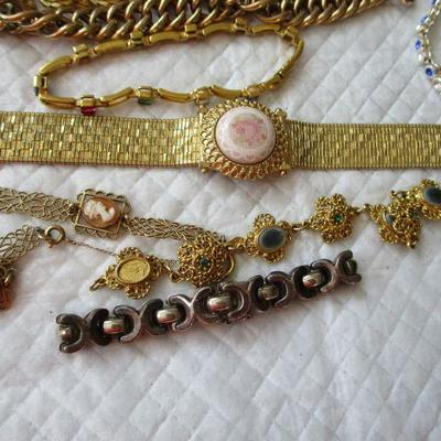 Lot 151 - Variety Of Costume Bracelets 