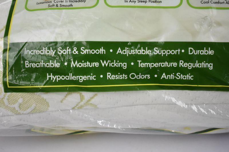 Deluxe Queen Miracle Bamboo Pillow Open Pkg New EstateSales