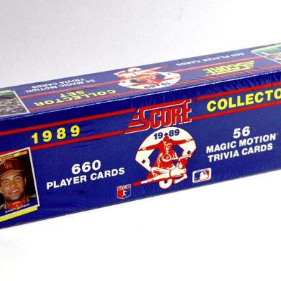 1989 SCORE BASEBALL CARDS COLLECTOR SET FACTORY SEALED BOX