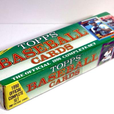 1990 TOPPS BASEBALL CARDS THE OFFICIAL COMPLETE SET FACTORY SEALED BOX