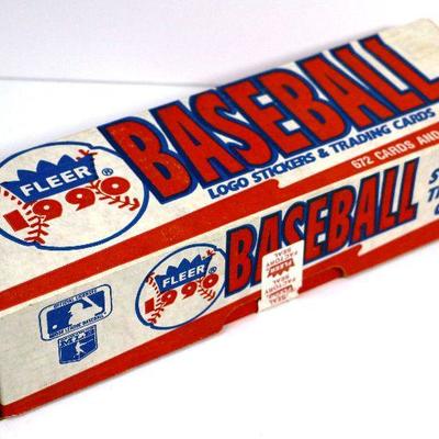 1990 FLEER BASEBALL CARDS COMPLETE SET FACTORY SEALED BOX
