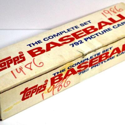 1986 TOPPS BASEBALL CARDS THE COMPLETE SET FACTORY SEALED BOX