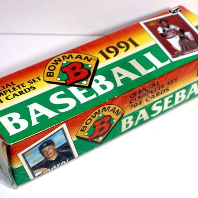 1991 BOWMAN BASEBALL CARDS OFFICIAL COMPLETE SET FACTORY SEALED BOX