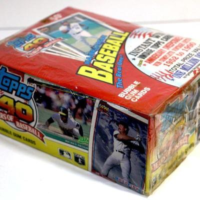 1991 TOPPS BASEBALL CARDS - FACTORY SEALED WAX BOX