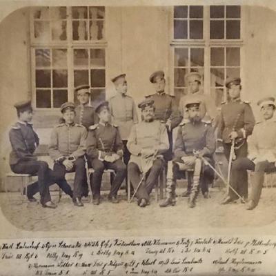 English Military Generals photograph