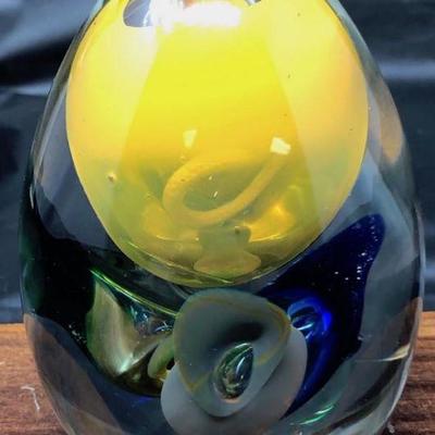 Joska Studio Glass Candle Holder