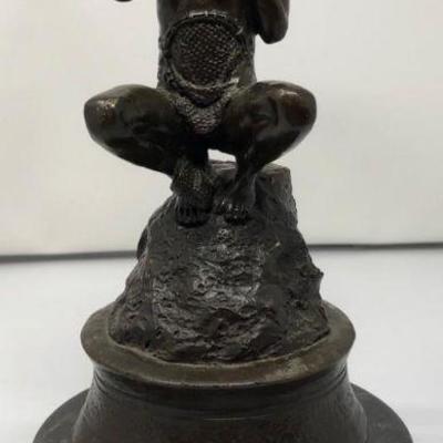 Signed, Fisher Nude Boy Bronze