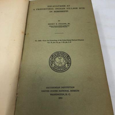 Vintage, Smithsonian Archeology Papers