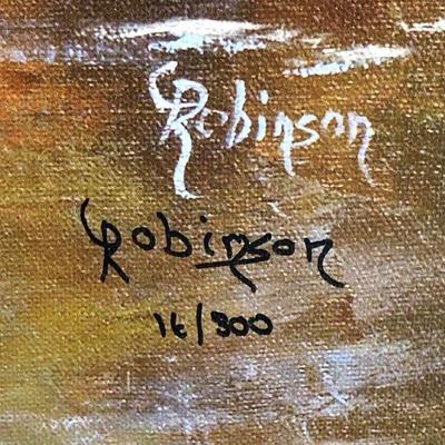 Signed Robinson Giclee oil Print
