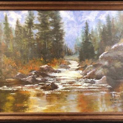 Signed Robinson Giclee oil Print