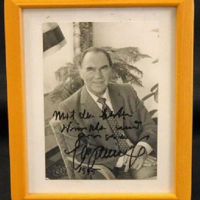 Dated Autographed Photo of Boxer Max Schnelling