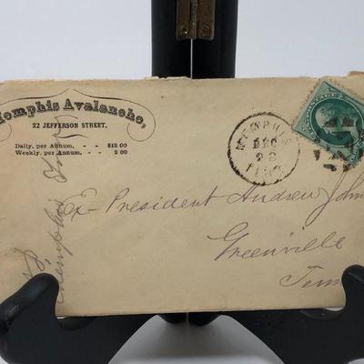 Dated, Stamped Envelopes to President A Johnson.