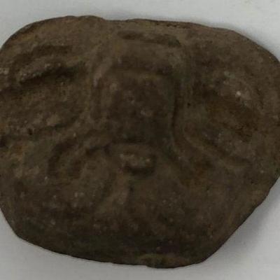 Genuine Pre-Columbian Bear-Like Head Terracotta Figure