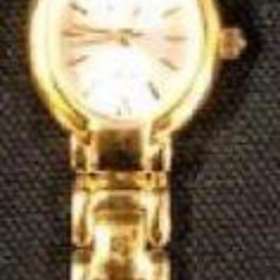 Gold tone Link Anne Klein Watch