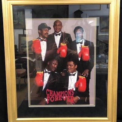 Autographed Champions Forever Poster