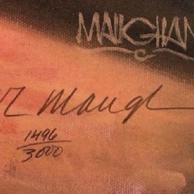 William Maughan Signed Lithograph 