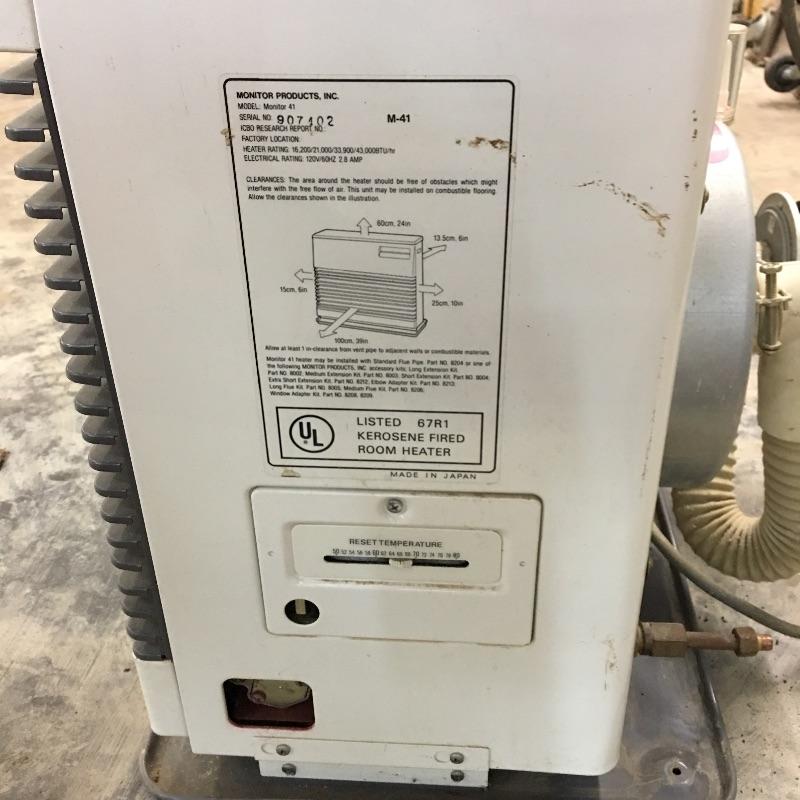 Lot 119 Monitor MP41 Kerosene Heater