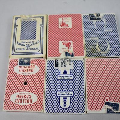 6 Decks of Playing Cards Lot 1, Guaranteed Complete
