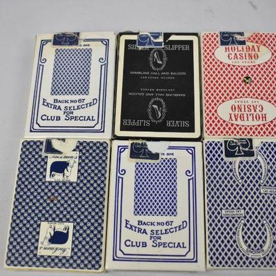 6 Decks of Playing Cards Lot 2, Guaranteed Complete