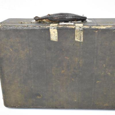 Vintage Plaid Hard Suitcase