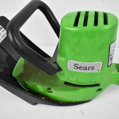Sears Green Hedge Trimmer - Tested Works