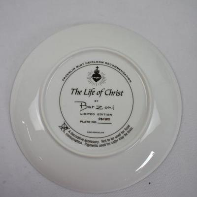 Life of Christ Decorative Plate with Certificate of Authenticity