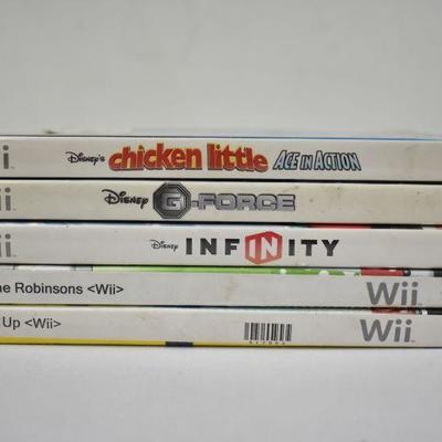Wii Video Games, Qty 5: Chicken Little -to-Surf's Up