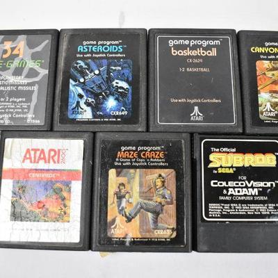 7 Atari 2600 Games: 34 Tele-Games -to- Subroc